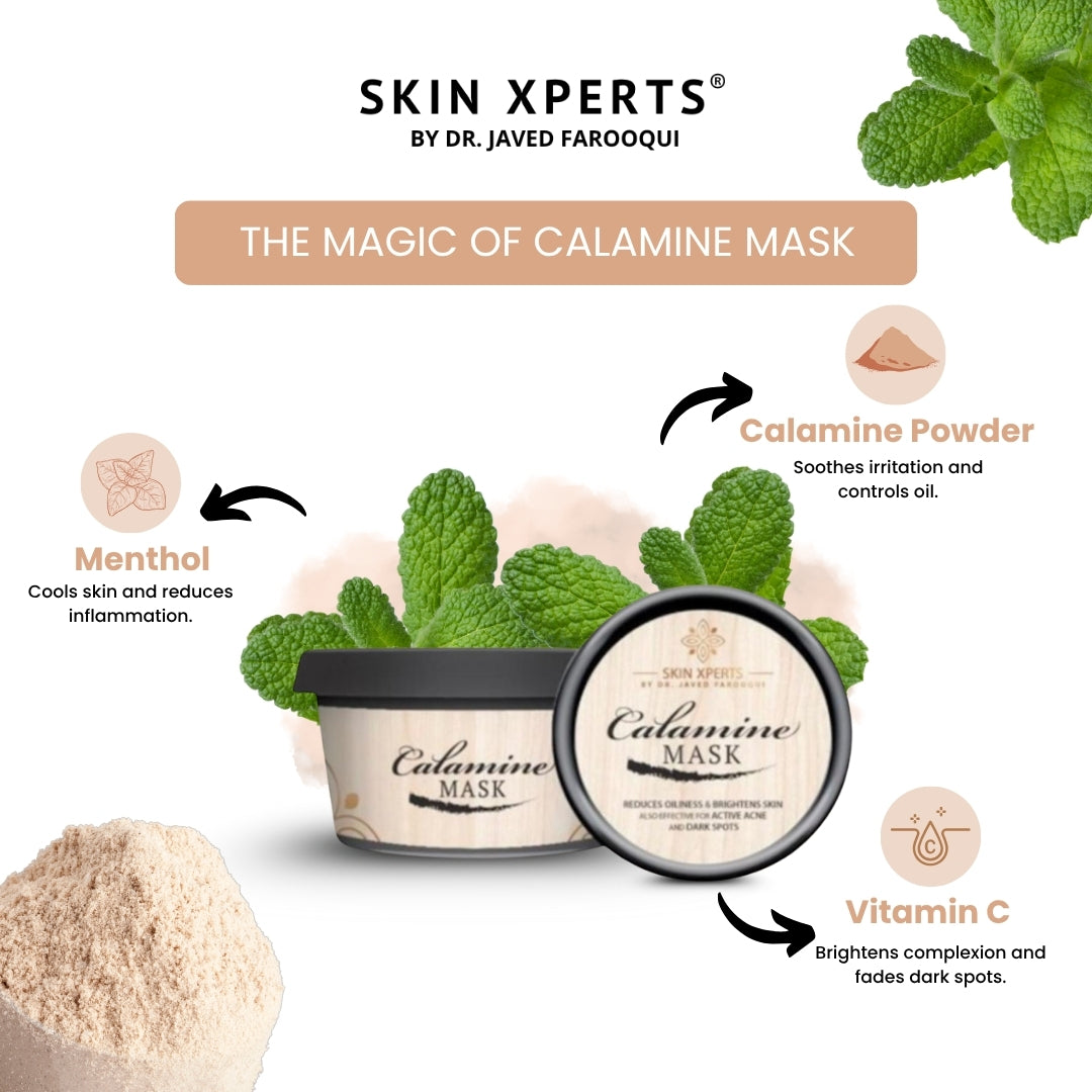 Calamine & Menthol Soothing Mask with Tea Tree