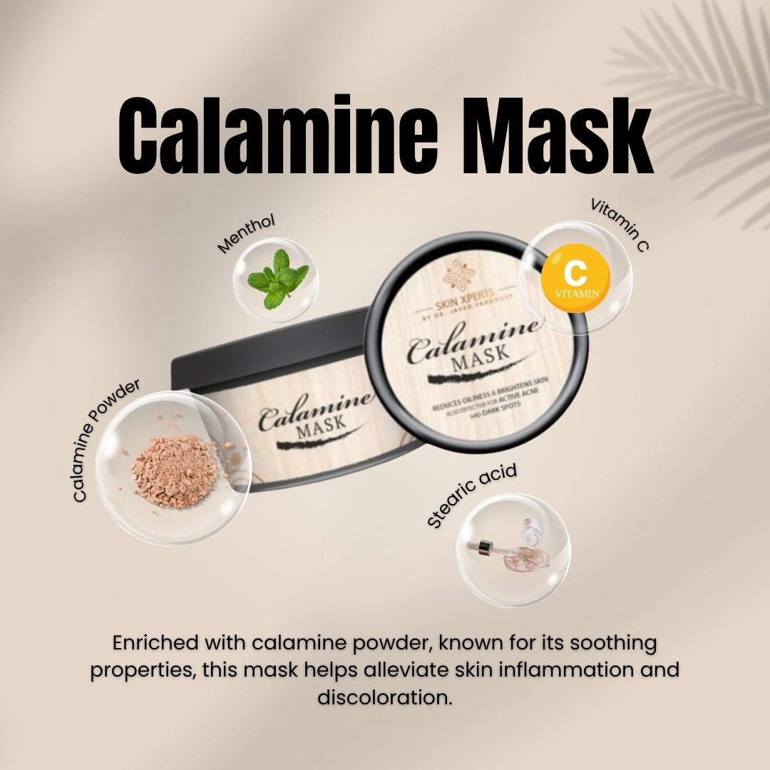 Calamine & Menthol Soothing Mask with Tea Tree