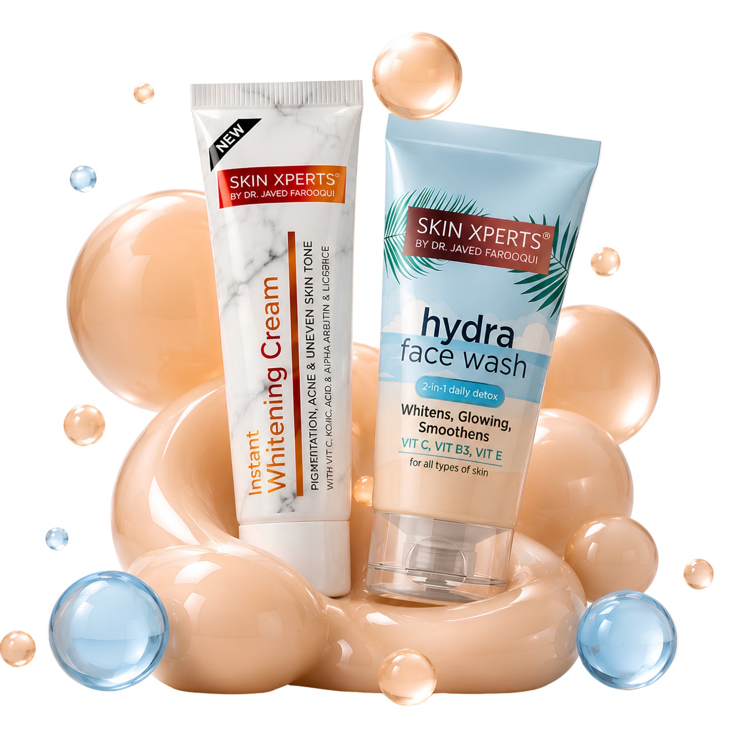 Combo - Instant Brightening Cream & Hydra Face Wash