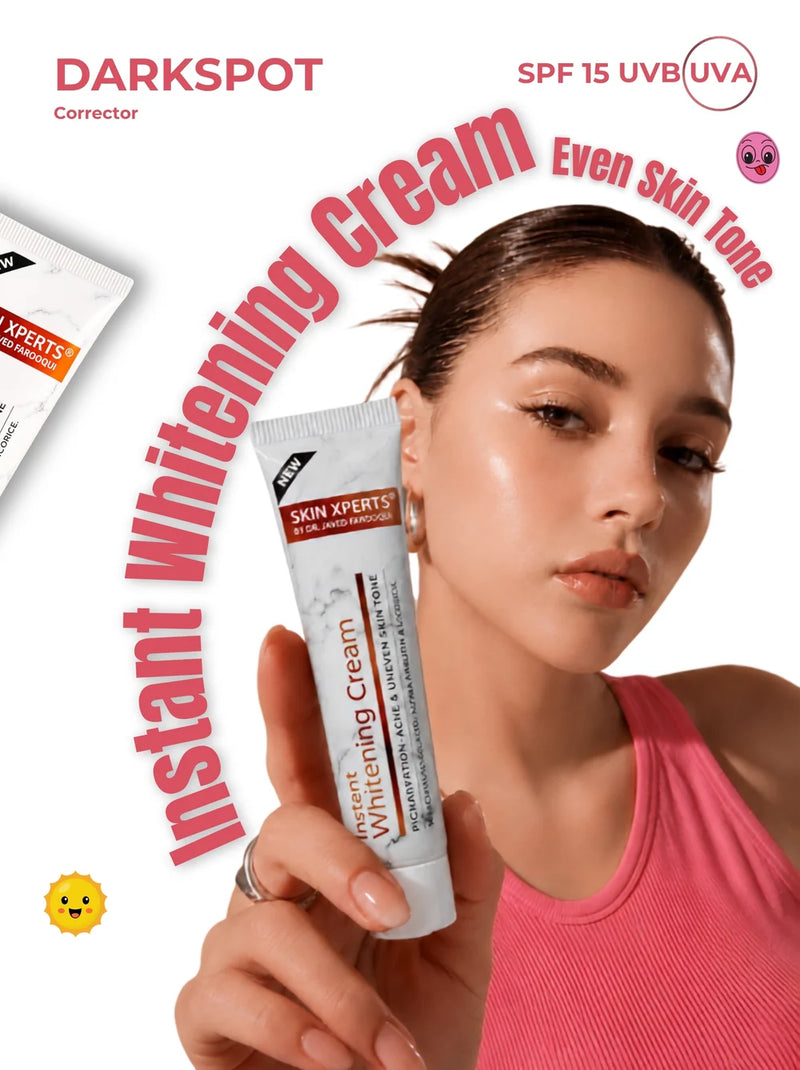 Magical Instant Whitening Cream with Rice Milk, SPF 15+ & Vitamin C