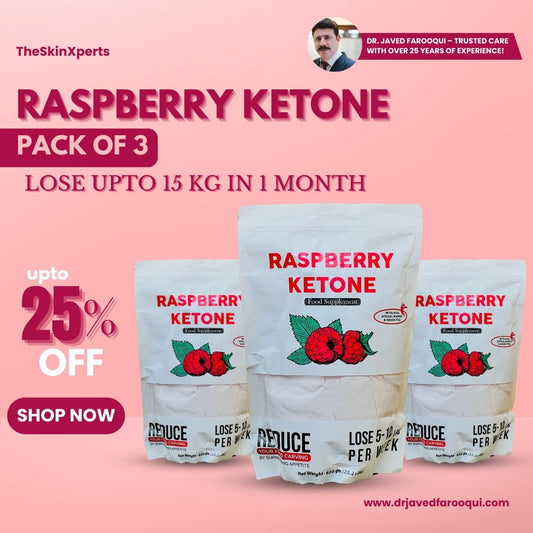 Weight loss Powder with Avocado Capsules Raspberry Ketone - Pack of 3