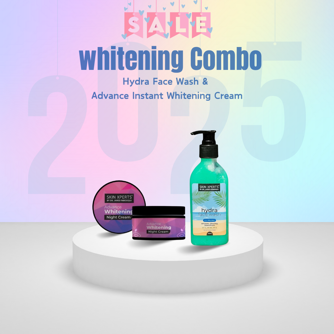 Combo - Advance Instant Whitening Cream & Hydra Face Wash