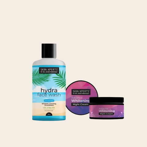 Combo - Advance Instant Whitening Cream & Hydra Face Wash