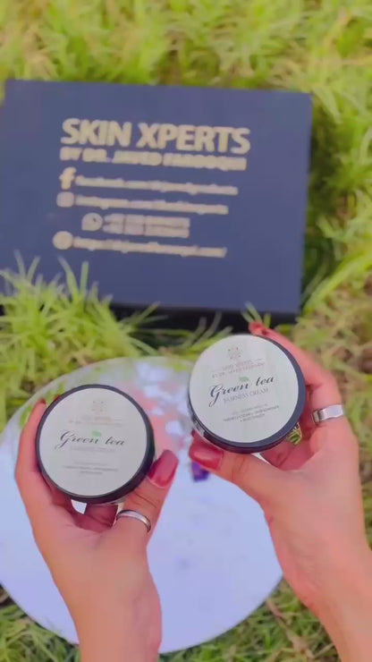 Brightening Green Tea Face Cream with Alpha Arbutin & Vitamin C